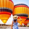 Girl With Air Ballon Paint By Numbers