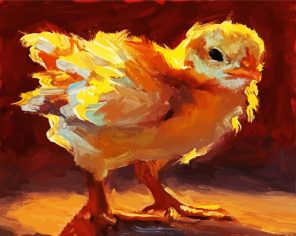 Cute Chick Paint By Numbers