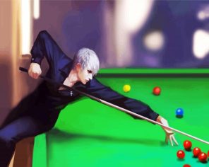 Boy Billiard Paint By Numbers