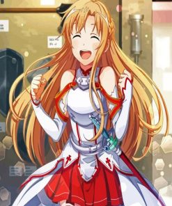 Asuna Manga Character Paint By Numbers