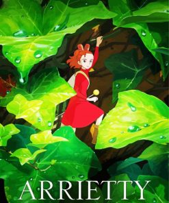 Arrietty Animation Poster Paint By Numbers