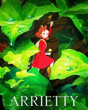 Arrietty Animation Poster Paint By Numbers