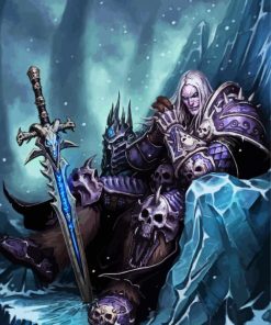 Menethal Lich King Paint By Numbers