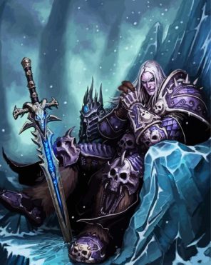 Menethal Lich King Paint By Numbers