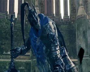Artorias Dark Souls Game Paint By Numbers