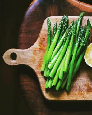 Healthy Asparagus Paint By Numbers