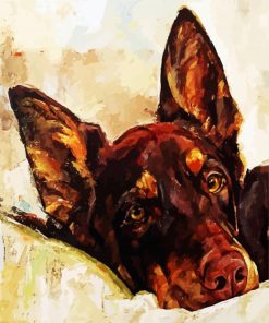 Kelpie Dog Paint By Numbers