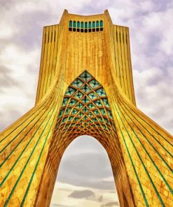 Azadi Tower Paint By Numbers