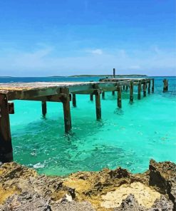 Bahamas Beach Paint By Numbers