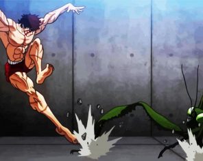 Baki Vs Mantis Paint By Numbers