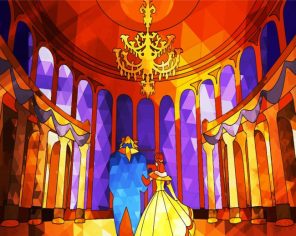 Belle And The Beast Paint By Numbers