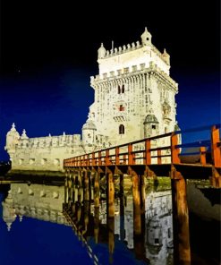 Belem Tower Paint By Numbers