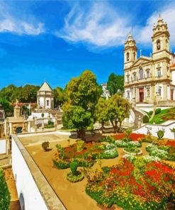 Sanctuary of Bom Jesus Paint By Numbers