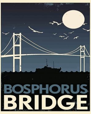 Bosphorus Bridge Paint By Numbers