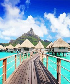 Bora Bora Island Paint By Numbers