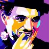 Artistic Charlie Chaplin Paint By Numbers