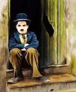 Painting Charlie Chaplin Paint By Numbers