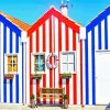 Colored Houses Paint By Numbers