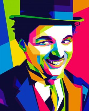 Artistic Chaplin Paint By Numbers