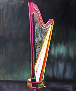 Aesthetic Harp Paint By Numbers