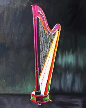 Aesthetic Harp Paint By Numbers