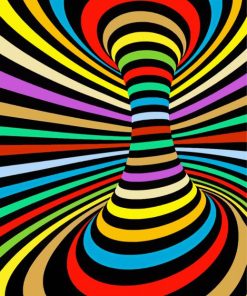 Colorful Illusion Paint By Numbers