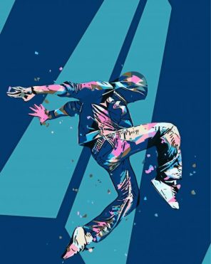 Hip Hop Dancing Paint By Numbers