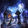 Scary Graveyard Paint By Numbers