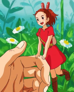 Arrietty Cartoon Paint By Numbers