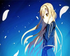 Asuna Manga Anime Paint By Numbers