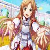 Asuna Anime Chracter Paint By Numbers