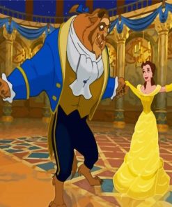 Beauty And The Beast Paint By Numbers