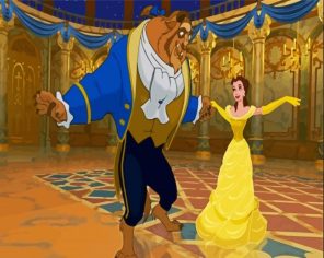 Beauty And The Beast Paint By Numbers