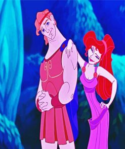 Megara And Hercules Paint By Numbers