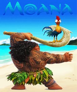 Moana Animation Paint By Numbers