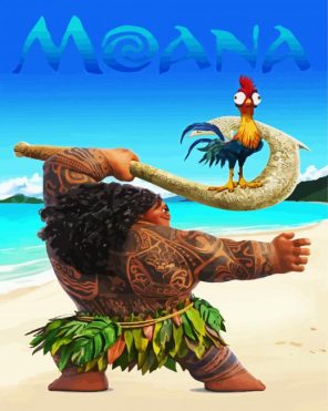 Moana Animation Paint By Numbers