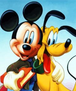 Mickey Mouse Animation Paint By Numbers