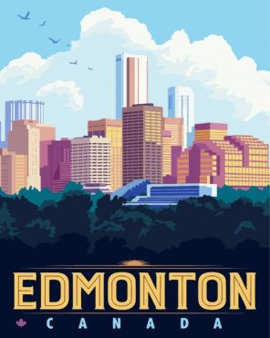 Artistic Edmonton Paint By Numbers