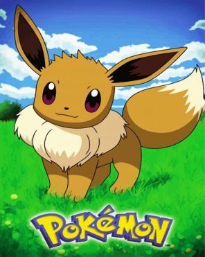 Eevee Pokemon Paint By Numbers