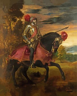 Royal Knight Paint By Numbers