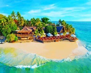 Fiji Beach Paint By Numbers