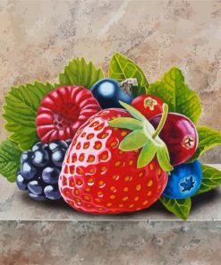 Fresh Fruits Paint By Numbers