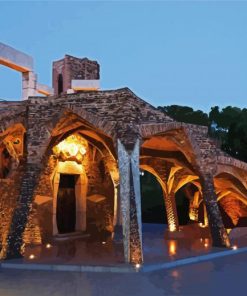 Gaudi Crypt Paint By Numbers