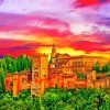 Alhambra Sunset Paint By Numbers