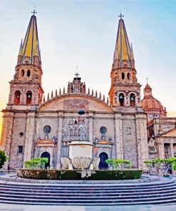 Guadalagara Basilique Paint By Numbers