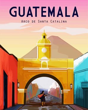 Guatimala Poster Paint By Numbers