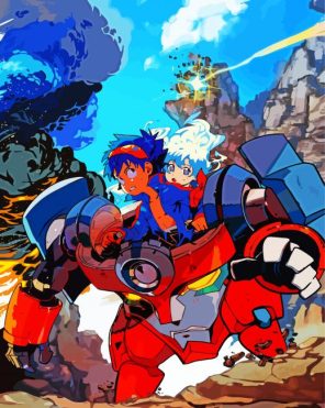 Gurren Lagann Paint By Numbers