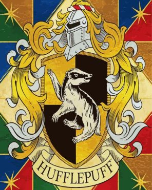 Harry Potter Hufflerpuff Paint By Numbers