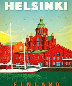 Helsinki Poster Paint By Numbers