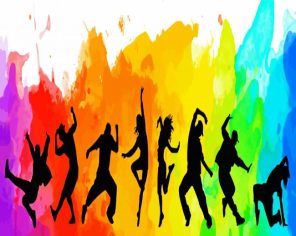 Colorful Dancers Paint By Numbers